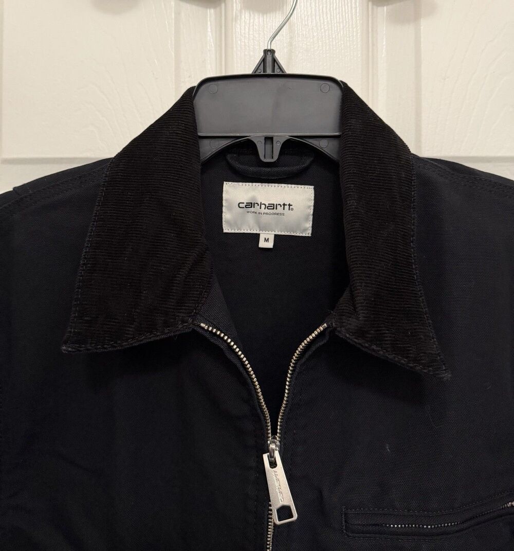 Carhartt WIP OG Detroit Jacket Black - Women’s Sz Medium - Picture 3 of 8